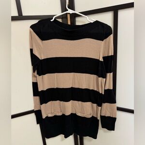 LOFT lightweight chunky stripe sweater